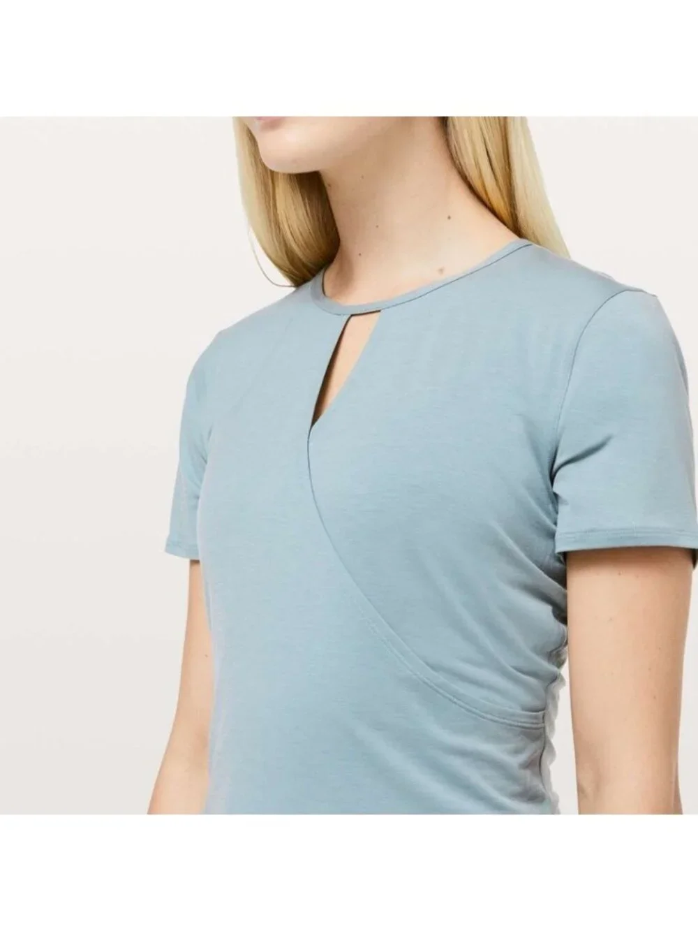 Lululemon Round Trip Short Sleeve Blue Cast